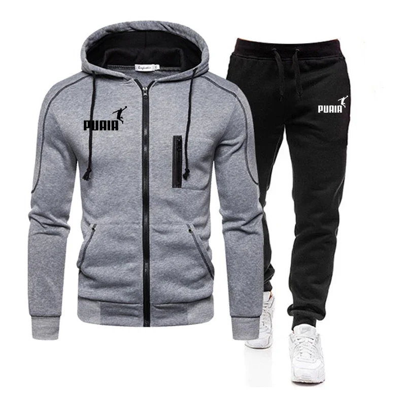 Winter Clothing Pk - Set Jaket Kasual Pria dengan Resleting