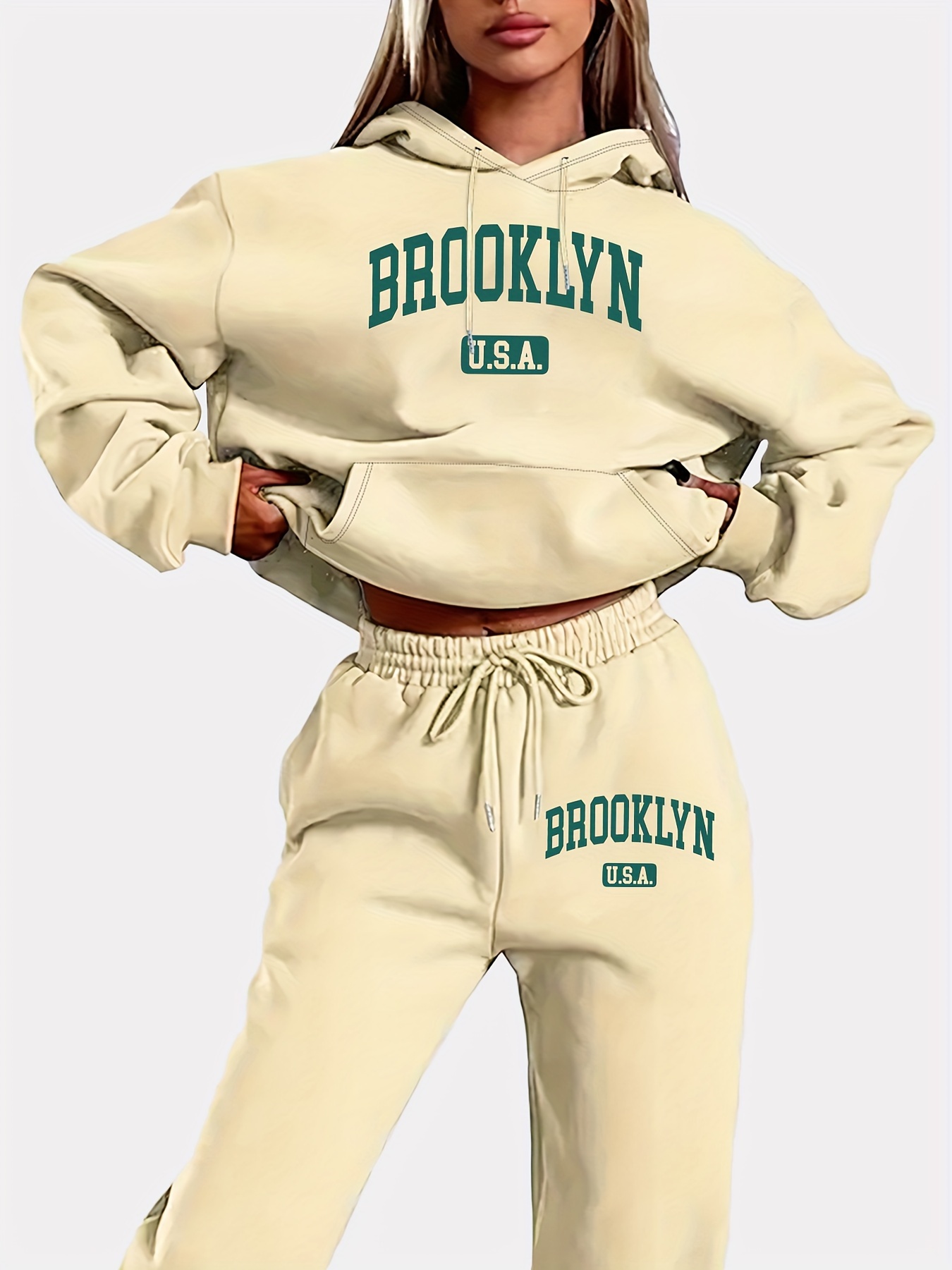 Winter Clothing For Women - Setelan Hoodie dan Celana Panjang dengan