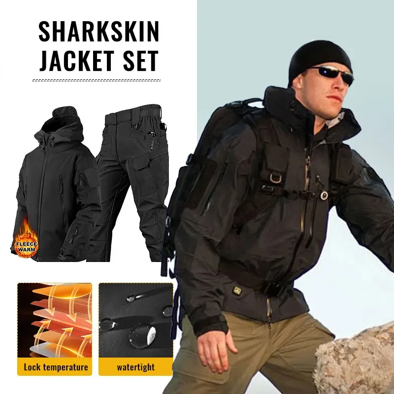 Setelan olahraga pria, tebal,  - Winter Clothing Hiking ulasan dan harga