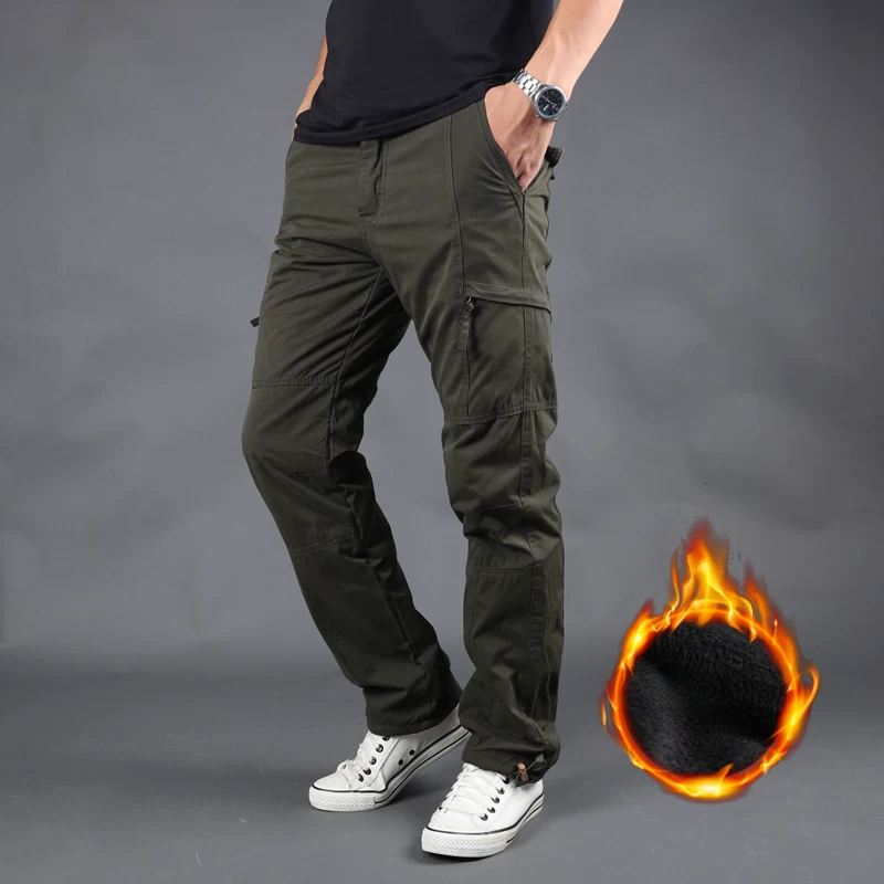 Celana Kargo Pria Berlapis Fle - Winter Clothing Hiking ulasan dan harga